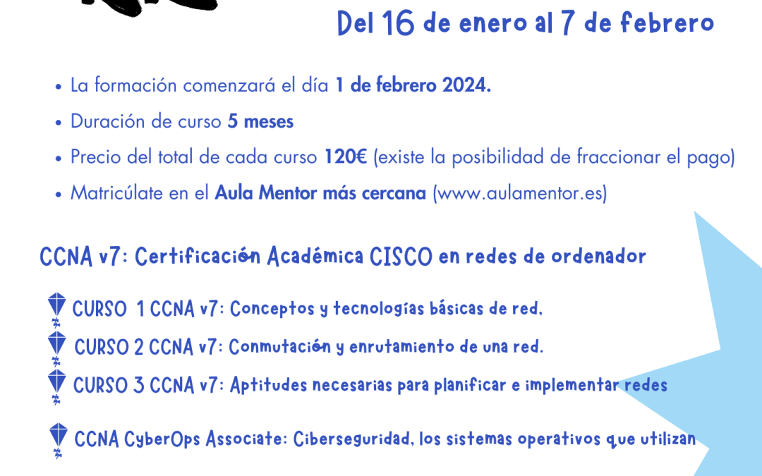 AULA MENTOR – INSCRIPCIONES EN CURSOS CISCO