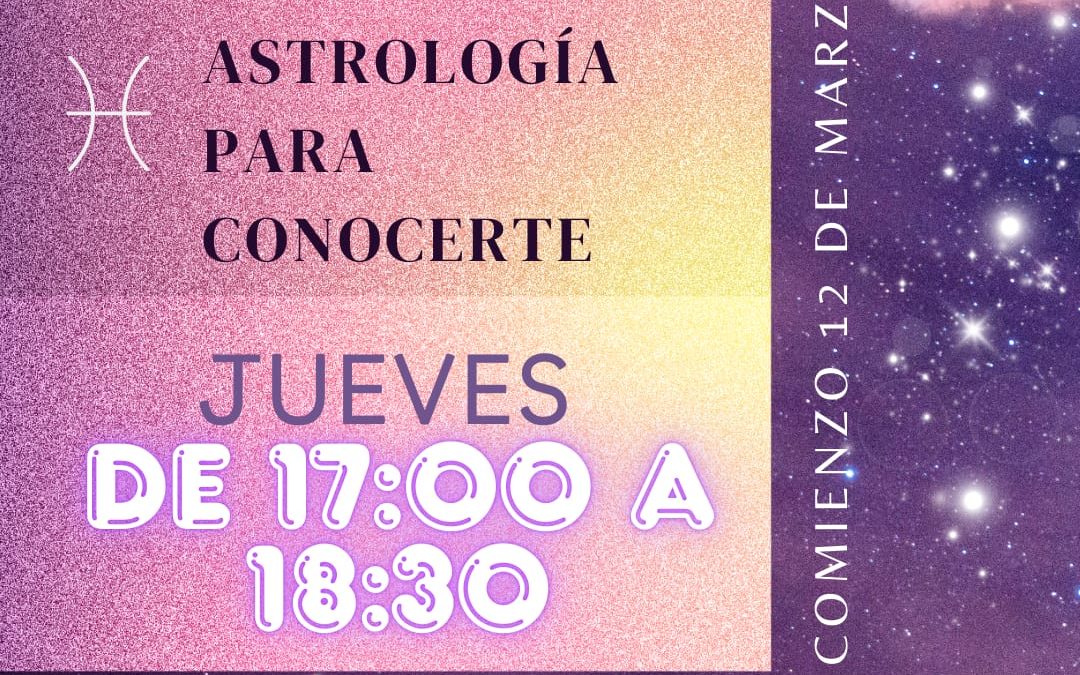 NUEVO TALLER DE ASTROLOGÍA
